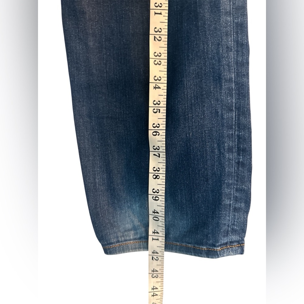 Kut from the Kloth Blue Diana Mid Rise Relaxed Fit Jeans with Dimensional Wash - Picture 4 of 6